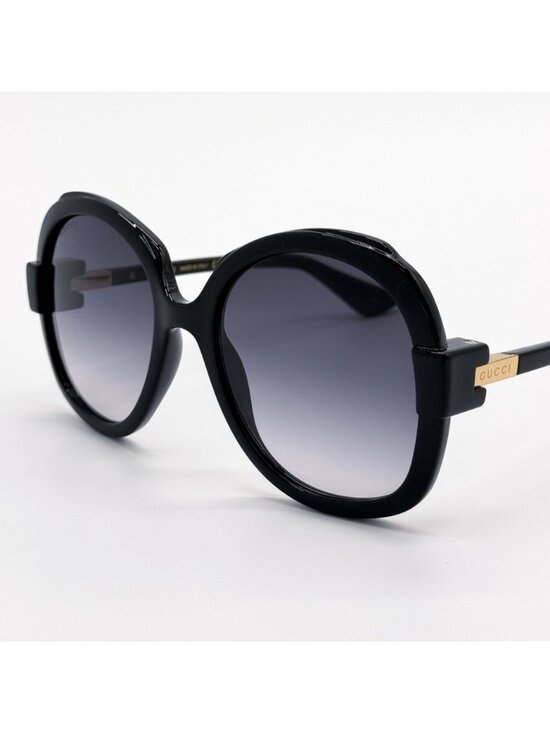 New Gucci Black Oversized Women Sunglasses GG1432S 001